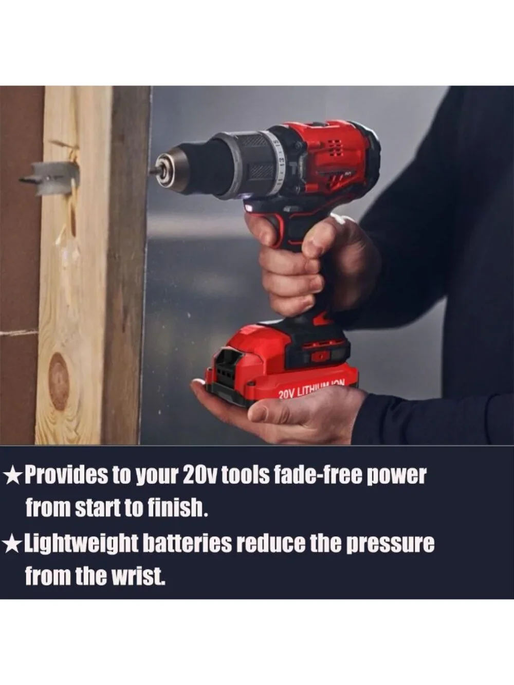 20V Battery Kit for Power Tools | Compatible with 20V Battery Systems, High